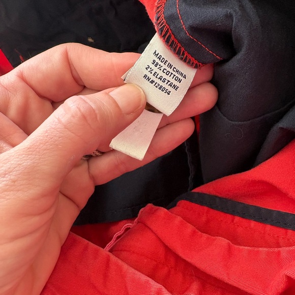 Bonobos Maide Men's Straight Leg Red Pants 34x32 - Picture 4 of 7